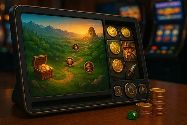 Interactive slot quest