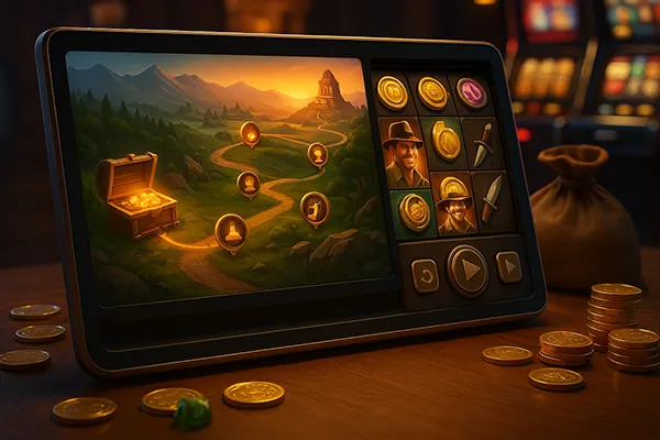 Interactive slot quest