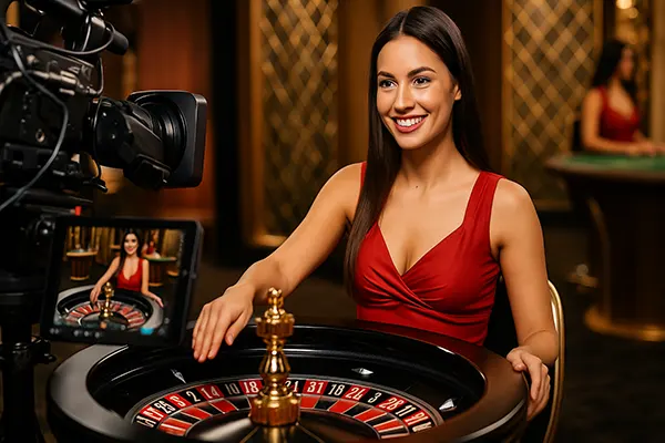 Roulette live broadcast